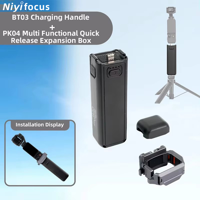 Camera Battery Grip - Зарядная рукоятка-держатель для экшн-камеры с аккумулятором