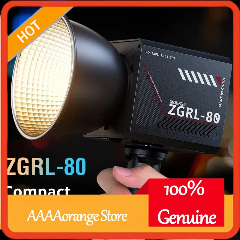 Camera Battery Grip - ZGRL80 80 Вт COB светодиодный светильник