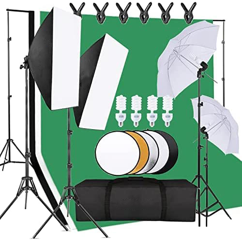 Photography Umbrella Lighting Kit - Экономичный набор оборудования для фотостудии включает