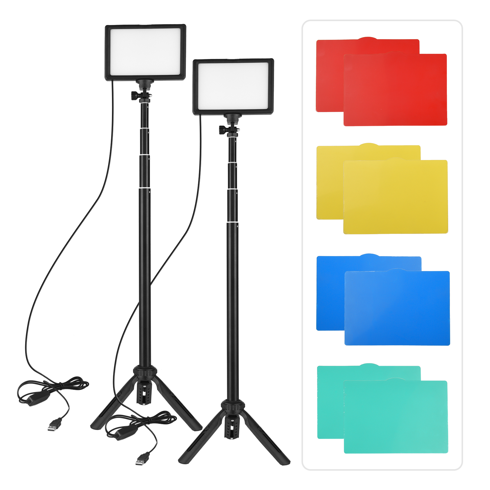 Photography Umbrella Lighting Kit - Осветитель для фотографий Andoer, 2 шт.,