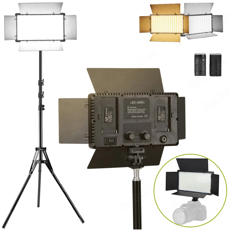 Photography Umbrella Lighting Kit - Светодиодсветильник лампа U800 U600 для фотостудии,