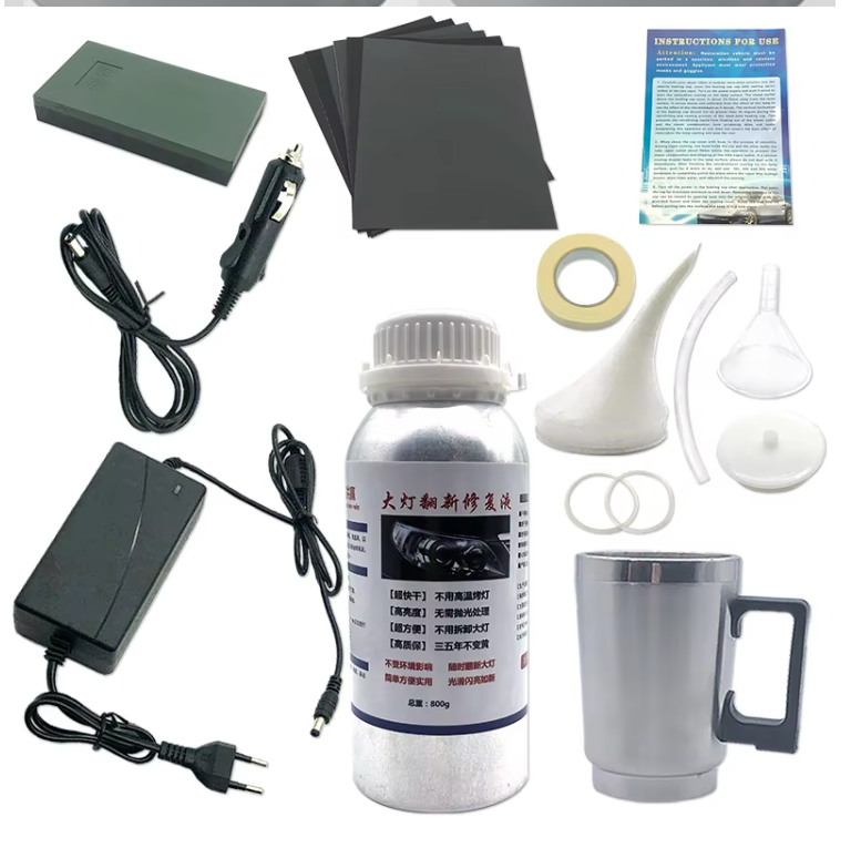 Набор для восстановления фар:  – обзор и цена Lens Cleaning Kit