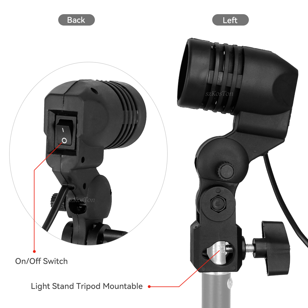 Держатель лампы с одной головк – обзор и цена Photography Umbrella Lighting Kit