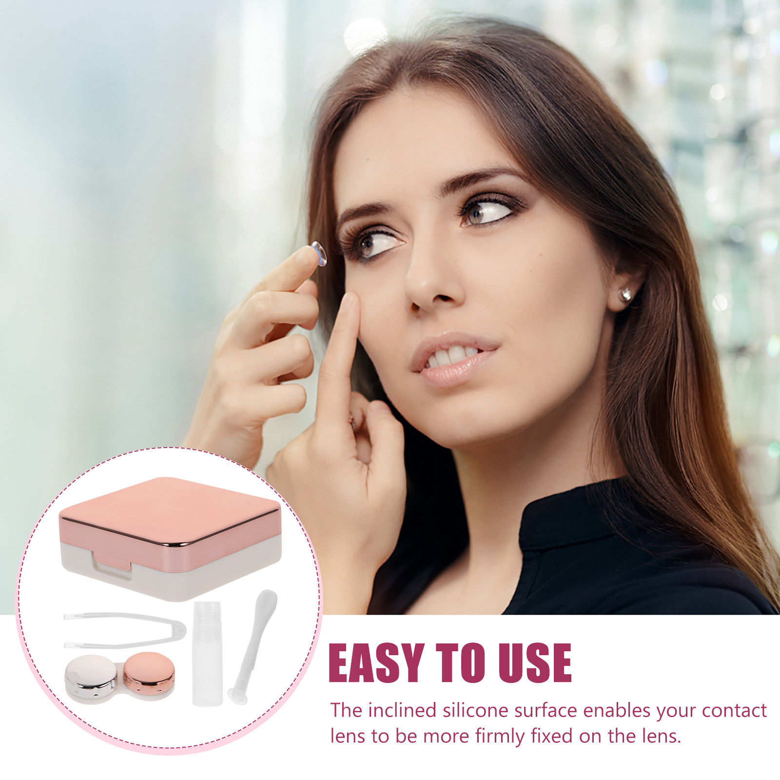 Мини-футляр для линз, светло-р – обзор и цена Lens Cleaning Kit