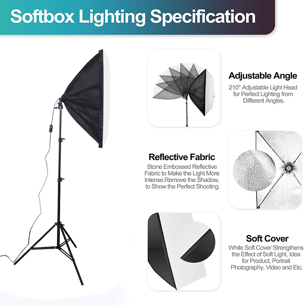 Экономичный набор оборудования – обзор и цена Photography Umbrella Lighting Kit