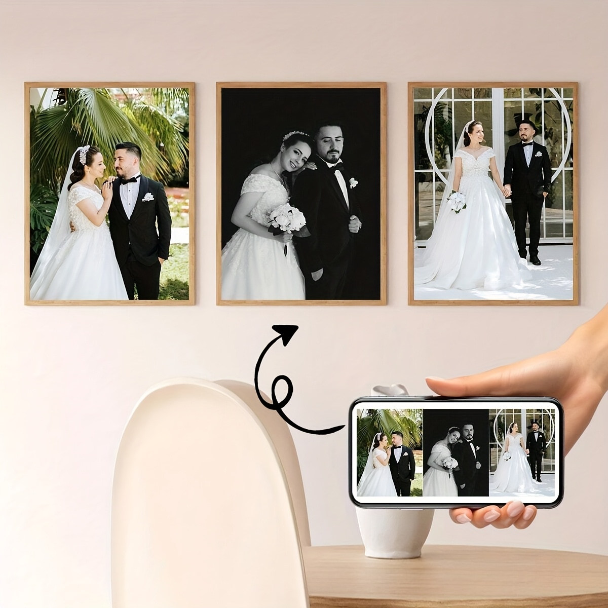 3 шт./компл., квадратный холст – обзор и цена Photography Interior
